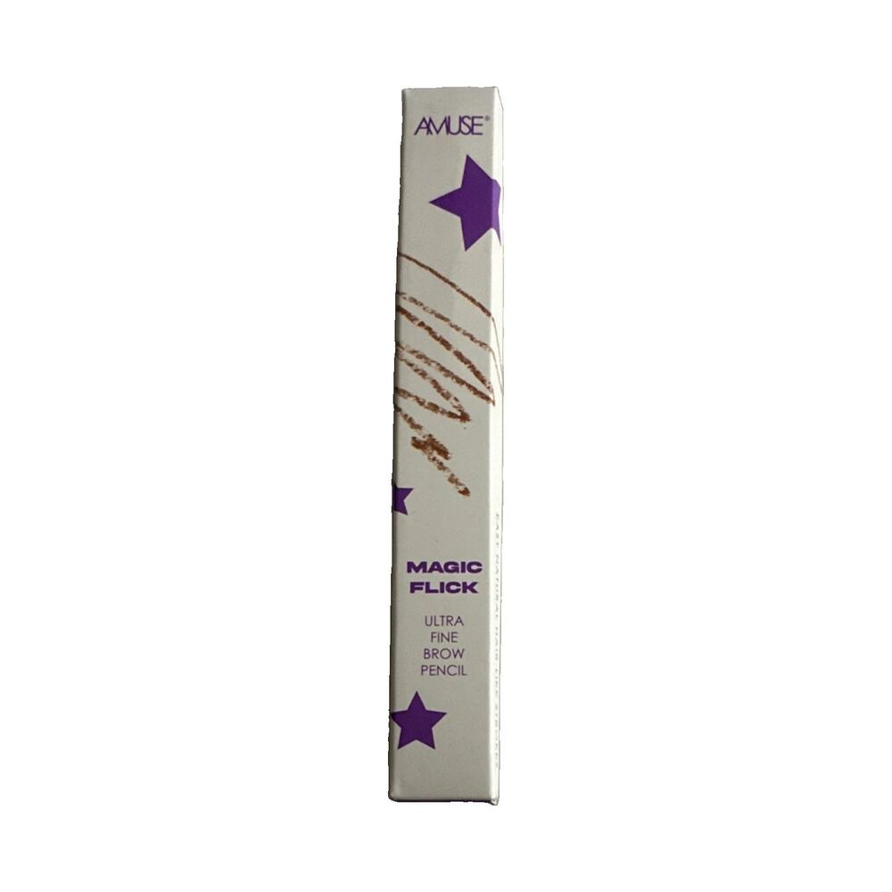 Amuse Magic Flick Ultra Fine Brow Pencil 01 Soft Brown Eyebrow New In Box
